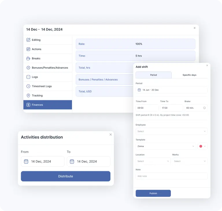 Shifton functionality