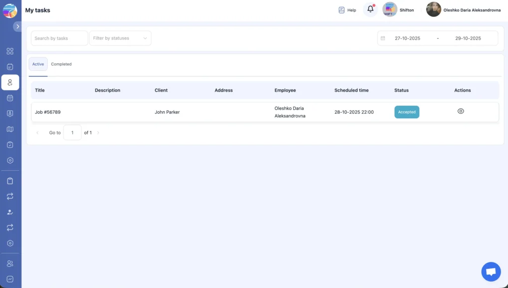Job Progress Tracking Service