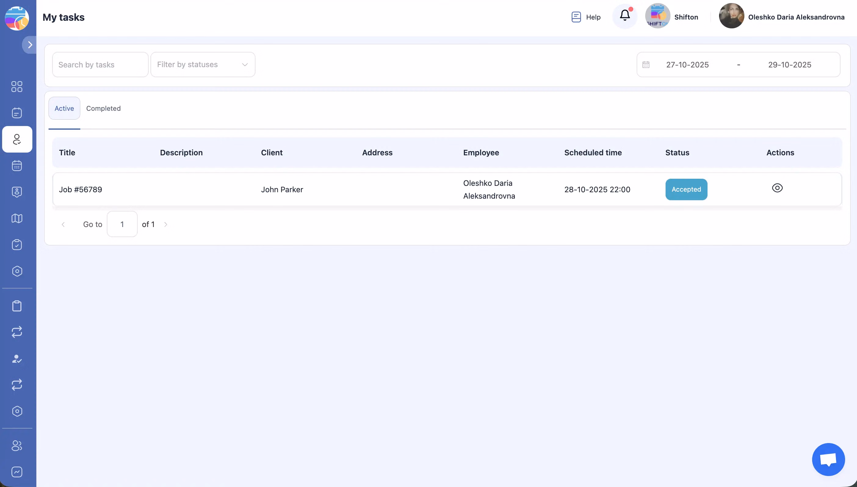 Optimizarea Operațiunilor de Acoperire cu Shifton Field Service