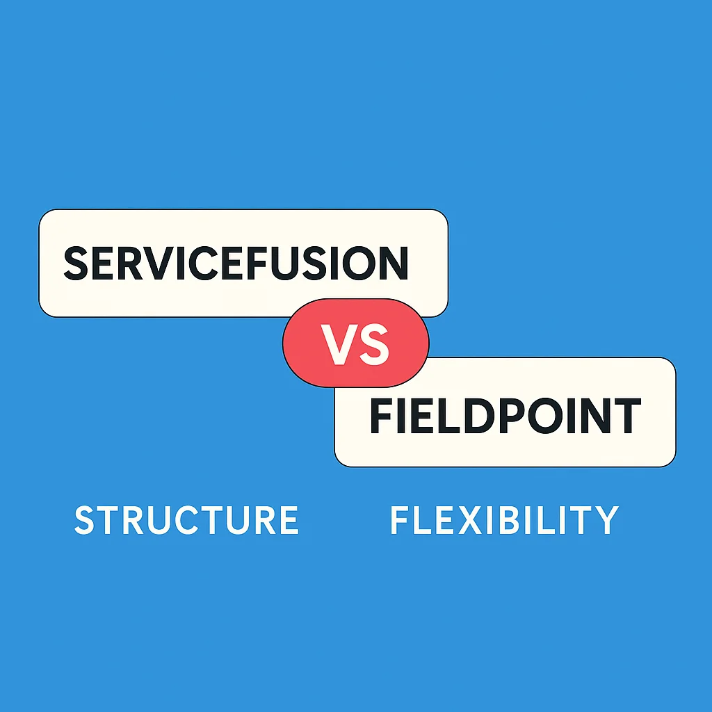 ServiceFusion vs FieldPoint — structure vs flexibility