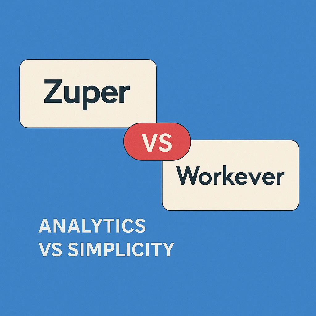 Zuper vs Workever — analytics vs simplicity