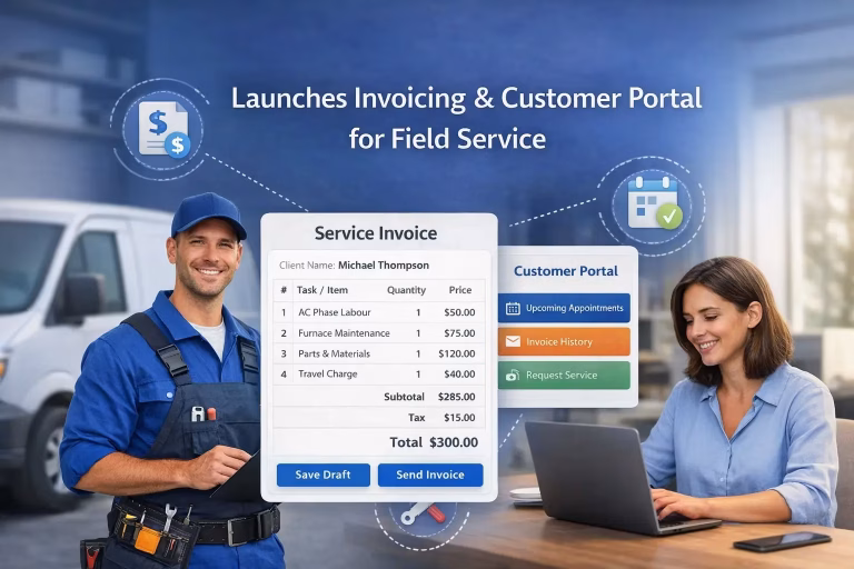 Shifton Launches Invoicing and Customer Portal for Field Service