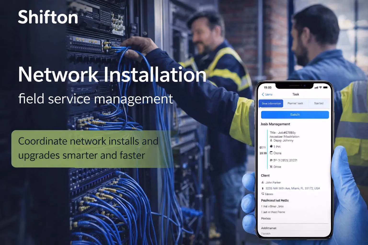 Network installation that stays on time, documented, and under control