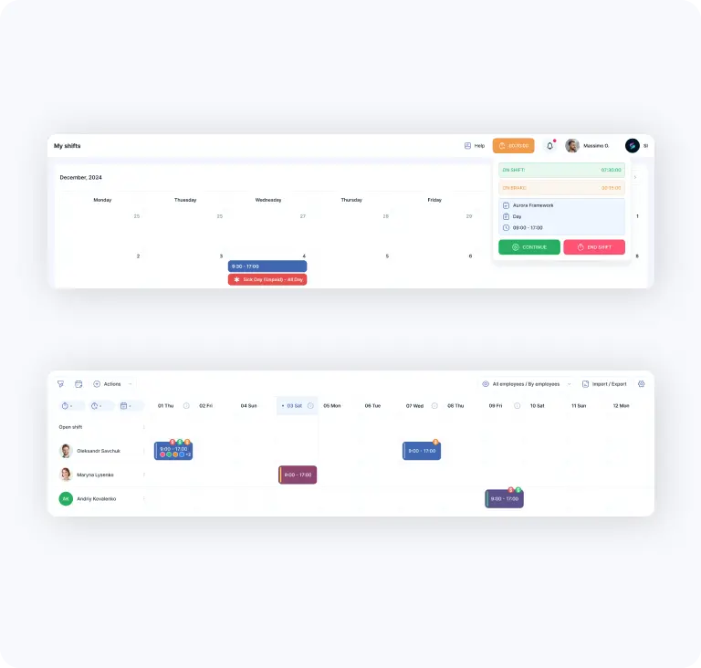 Shifton functionality