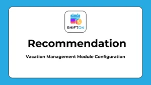 Vacation Management Module Configuration