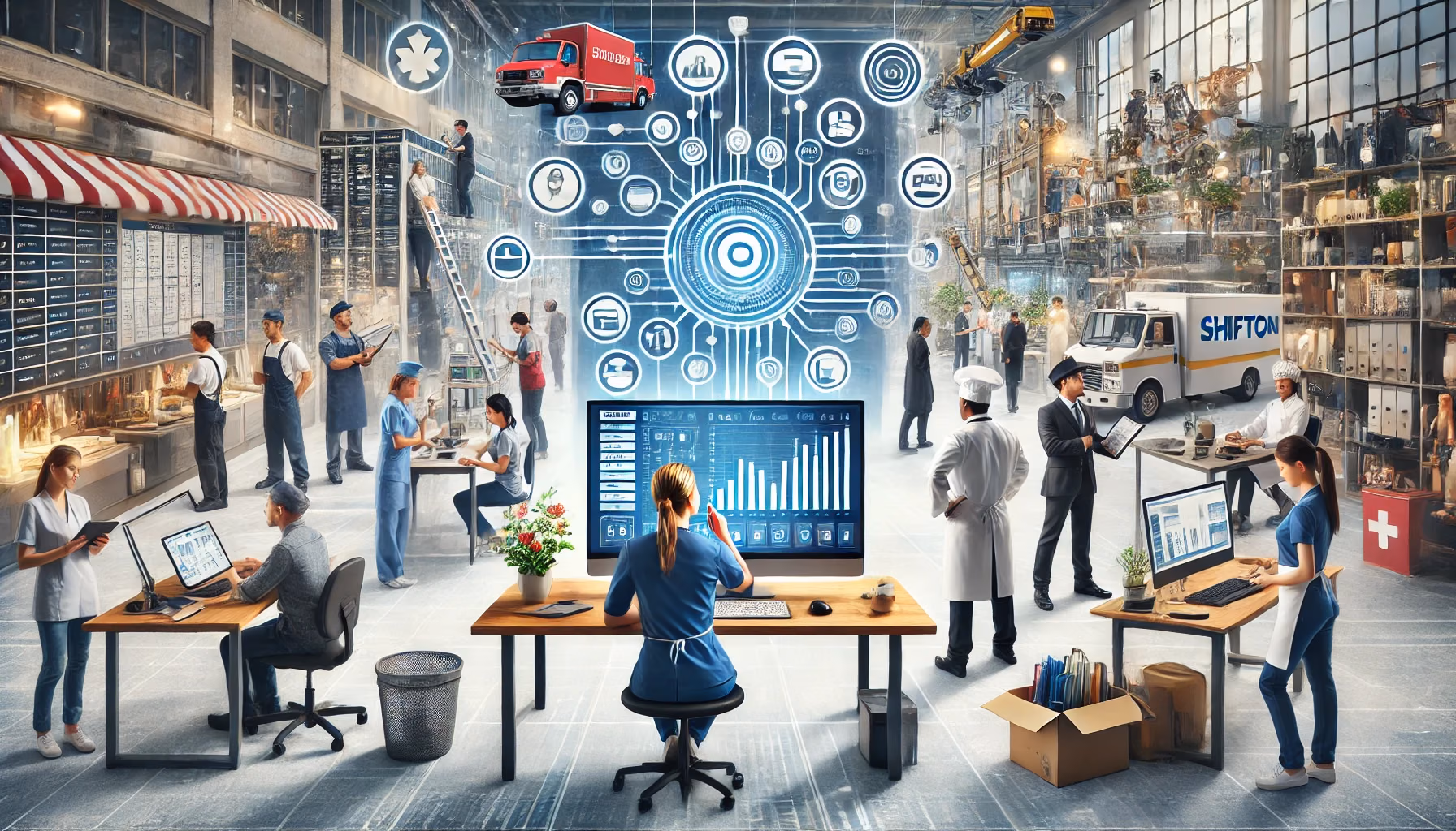 Совместимость Shifton с различными отраслями и управление персоналом