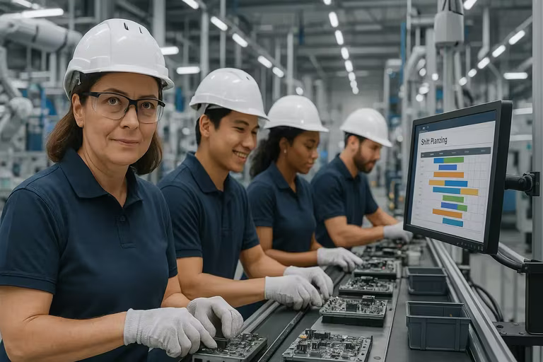 Forecast‑Driven Shift Planning for Manufacturing Plants
