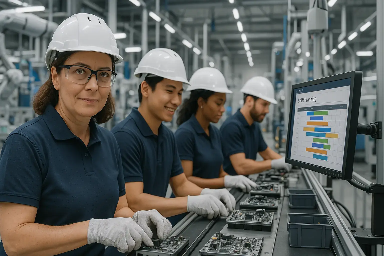 Lập kế hoạch ca làm việc cho các nhà máy sản xuất dựa trên dự báo hiệu quả