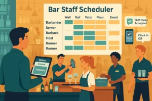 Top 5 bar staff scheduler picks for busy venues