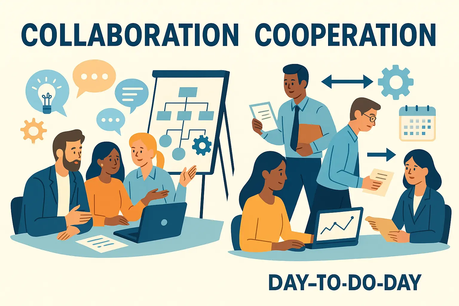 Collaboration vs Cooperation: Key Insights for Effective Management