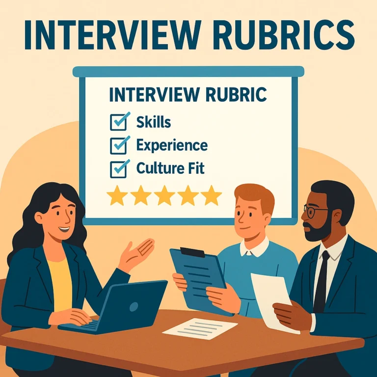 Interview-Rubriken: Ein praktischer Leitfaden für intelligentere Einstellungen