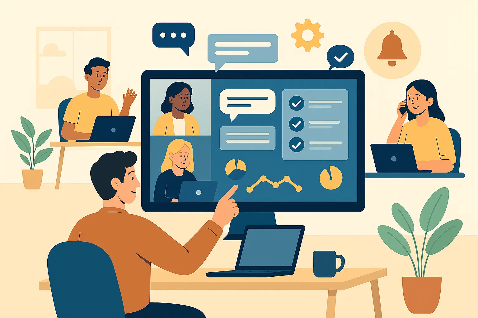 远程员工管理的智能策略