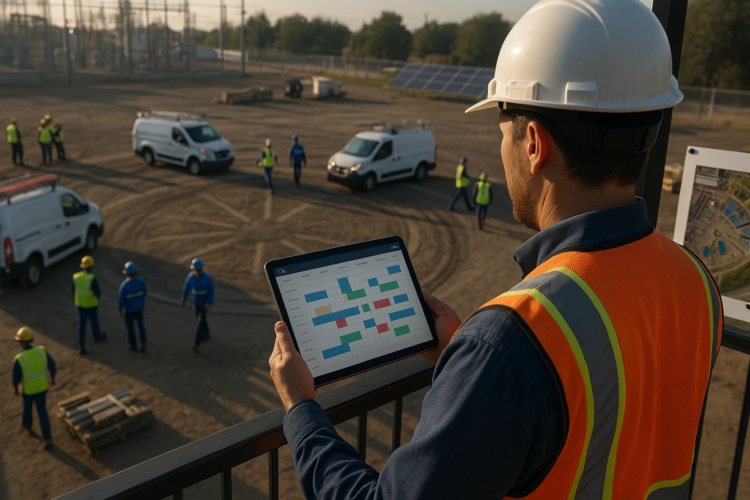 Auftragnehmer Software für zuverlässige Einsatzplanung mit Fremdfirmen