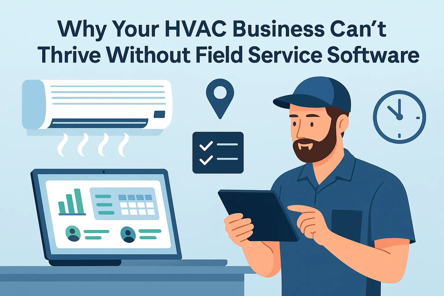 Why Your Business Can’t Thrive Without HVAC Field Service Software