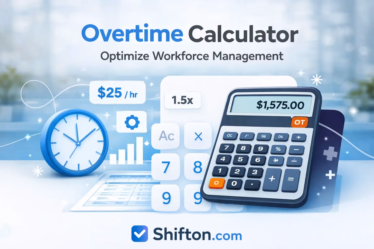 Overtime Calculator: Compute Pay, Hours and Total Labor Cost