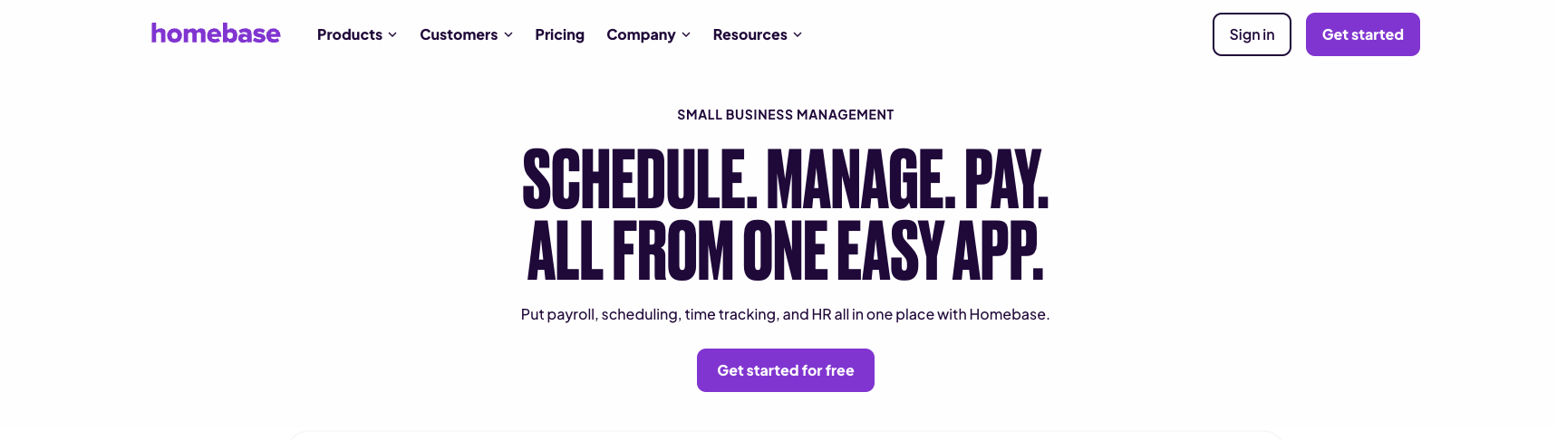 Homebase scheduling and time clock for one location Homebase scheduling dashboard with time clock and labor costs
