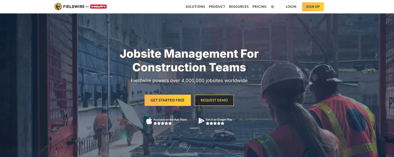 Fieldwire - free construction management app for plans and field tasks Fieldwire construction management app showing plan sheets and field task assignments